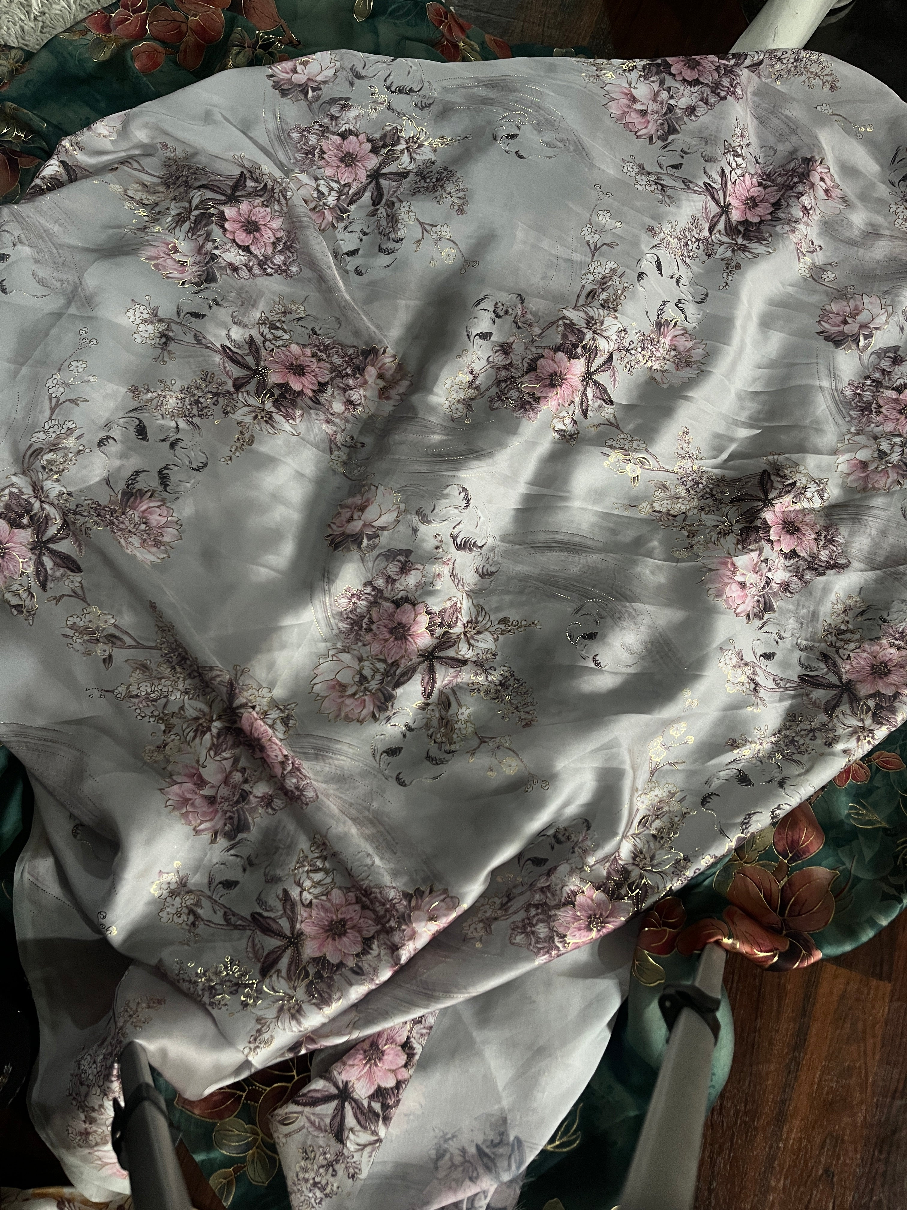 2pc silk suit