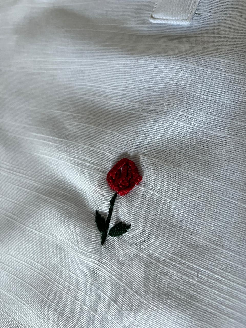 2Pc - Khaddar Hand Embroidered Stitched Suit - White