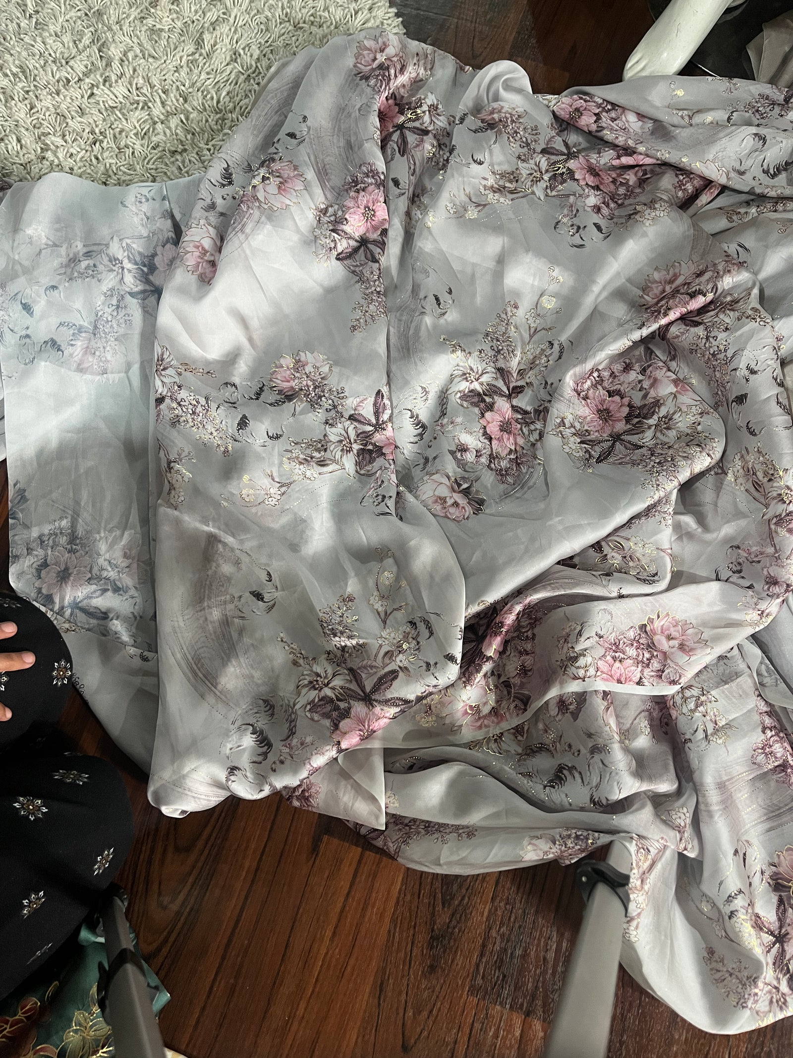 2pc silk suit