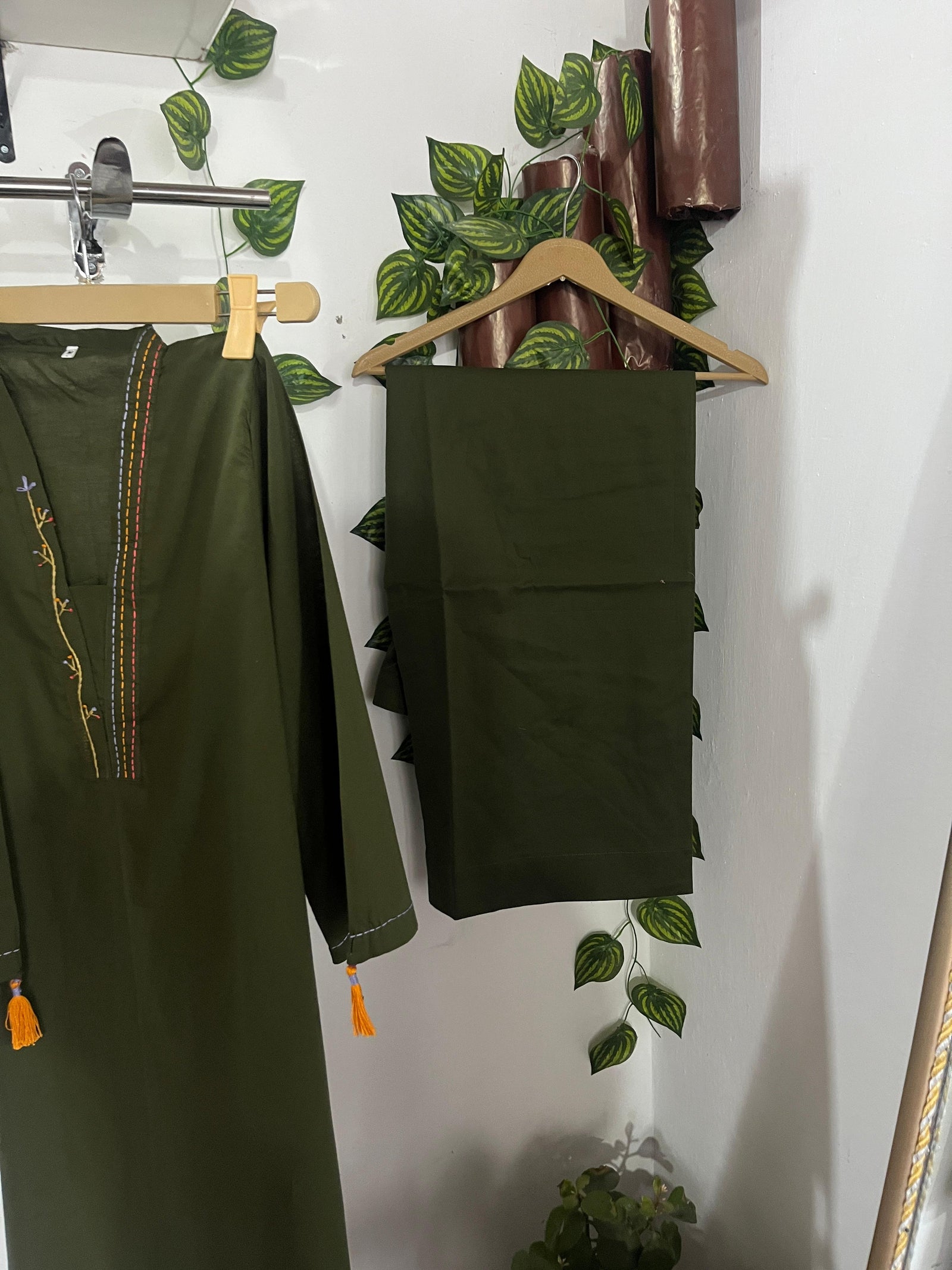 2pc Cotton Lawn Hand Embroidery Dress