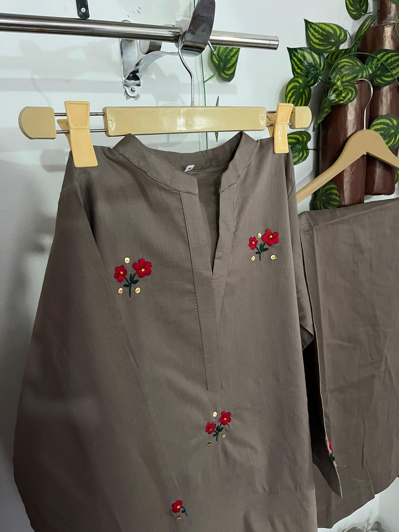 2pc Cotton Lawn Hand Embroidery Dress