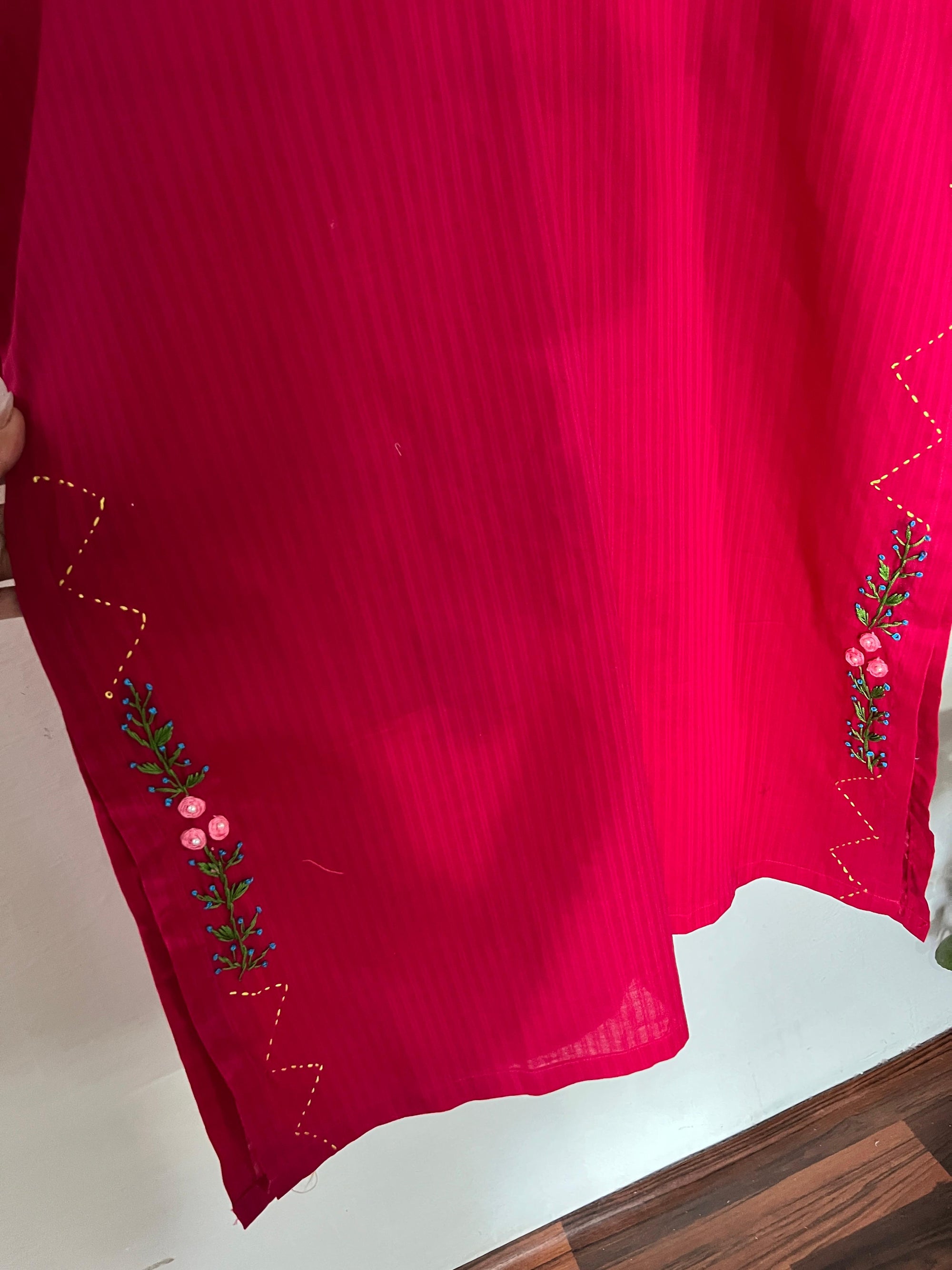 2pc Cotton Lawn Hand Embroidery Dress