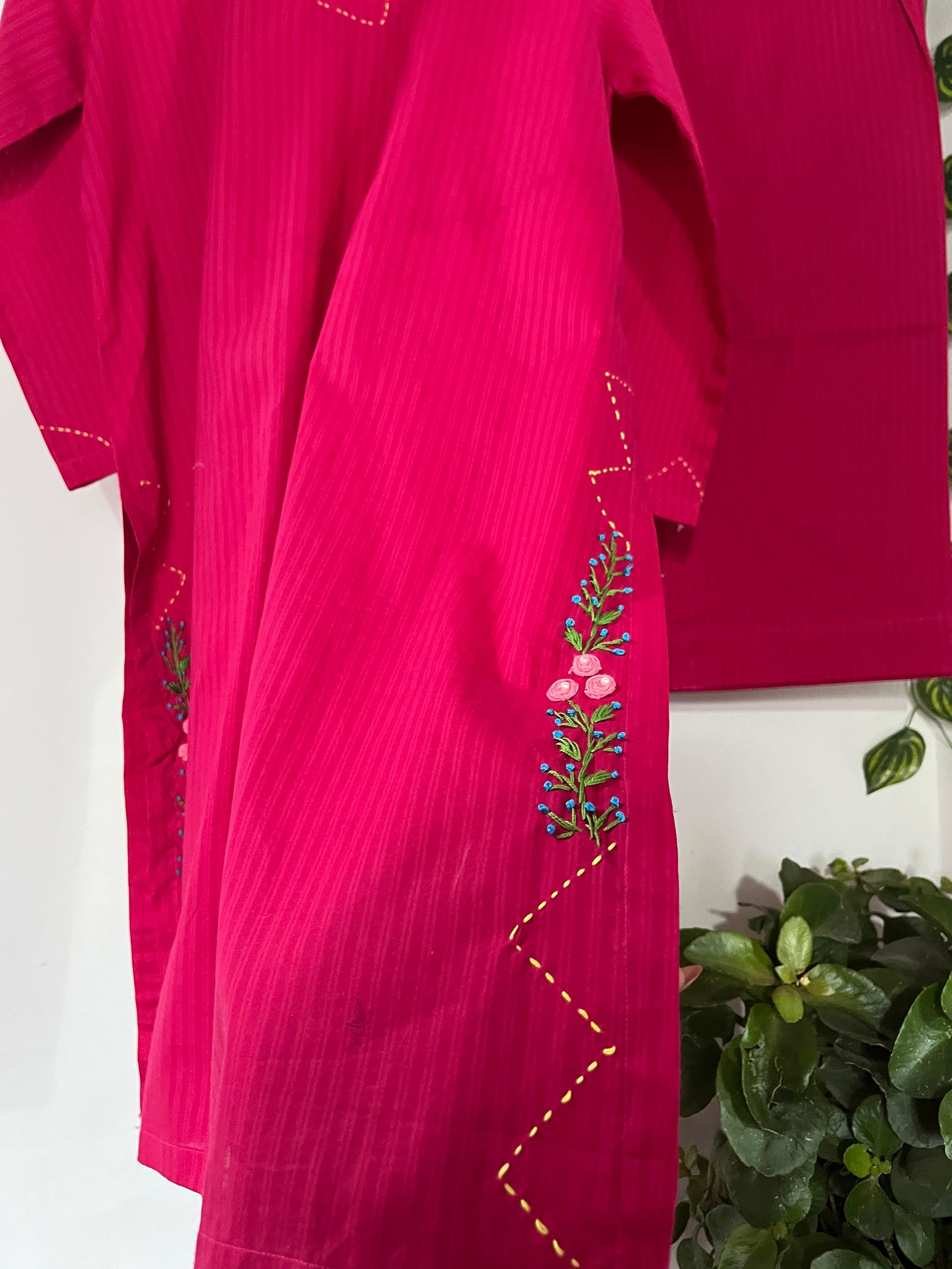 2pc Cotton Lawn Hand Embroidery Dress